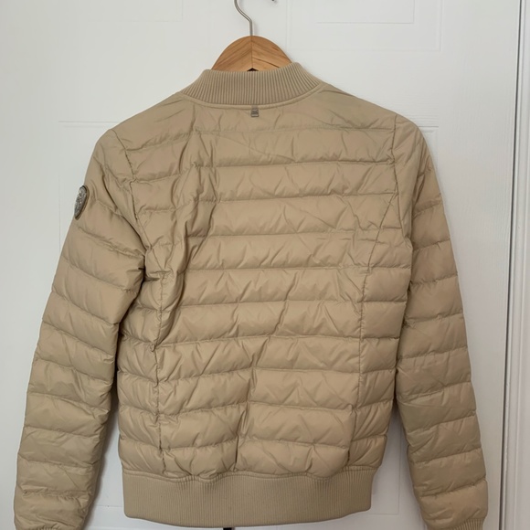 Rudsak beige puffer bomber jacket - Picture 3 of 4